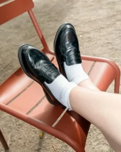 Mocasines Temara de piel Polished Smooth in Negro