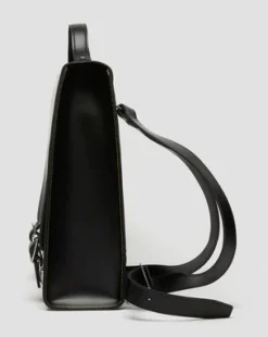 Mochila Box de piel Kiev in Negro