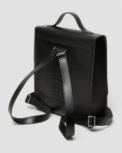 Mochila Box de piel Kiev in Negro