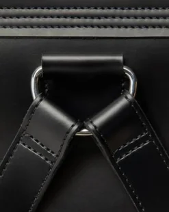 Mochila Box de piel Kiev in Negro