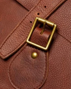 Mochila de piel Ambassador in Anacardo