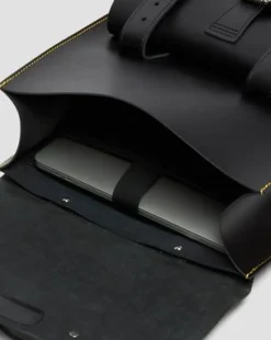 Mochila de piel Kiev y Smooth in Negro