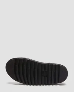 Sandalia con plataforma Nartilla de piel in Negro