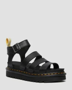 Sandalias Blaire Felix Rub Off vegan con tiras in Negro