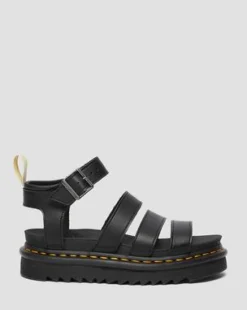 Sandalias Blaire Felix Rub Off vegan con tiras in Negro