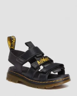 Sandalias Callan Extra Tough para junior de piel in Negro