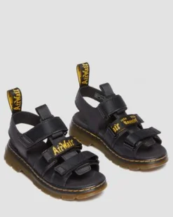 Sandalias Callan Extra Tough para junior de piel in Negro