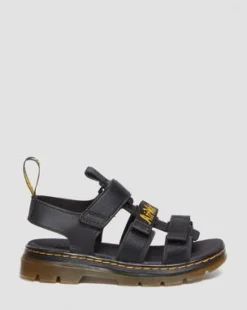 Sandalias Callan Extra Tough para junior de piel in Negro