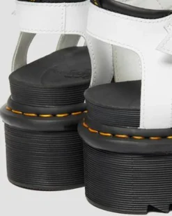 Sandalias con plataforma Blaire Quad de piel Hydro in Blanco