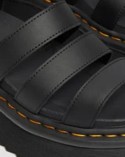 Sandalias con plataforma Blaire Quad de piel Hydro in Negro