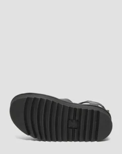 Sandalias con plataforma Blaire Quad de piel Hydro in Negro