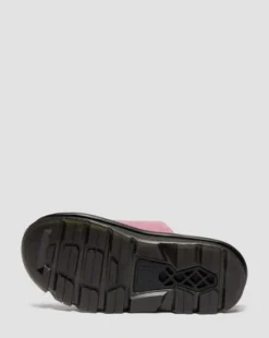 Sandalias de plataforma Zebzag de ante in Rosa Empolvado