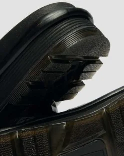 Sandalias de plataforma Zebzag de piel Hair On dálmata in Crema & Negro
