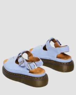 Sandalias Dunnet Flower de piel Buttersoft&nbsp; in Azul Aciano