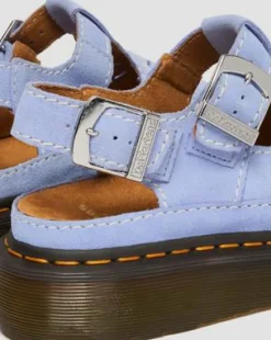 Sandalias Dunnet Flower de piel Buttersoft&nbsp; in Azul Aciano