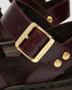 Sandalias Gryphon de piel Atlas in Charro