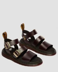 Sandalias Gryphon de piel Atlas in Charro