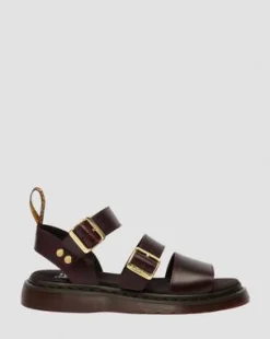 Sandalias Gryphon de piel Atlas in Charro