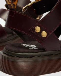 Sandalias Gryphon de piel Atlas in Charro