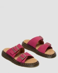 Sandalias Josef de piel Nubuck in Rosa