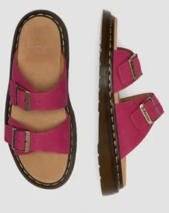 Sandalias Josef de piel Nubuck in Rosa