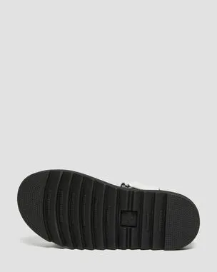 Sandalias Klaire de piel con tiras para junior in Blanco