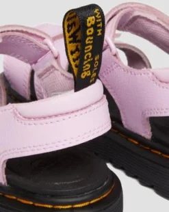 Sandalias Klaire para junior de piel Athena con tiras in Rosa Claro