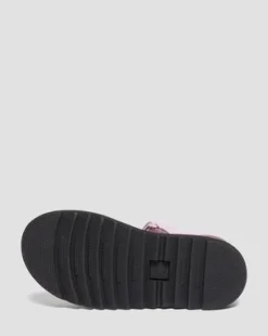 Sandalias Klaire para junior de piel Athena con tiras in Rosa Claro