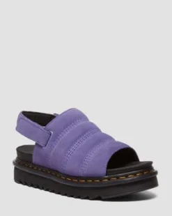 Sandalias Kole de ante in Morado Crepúsculo