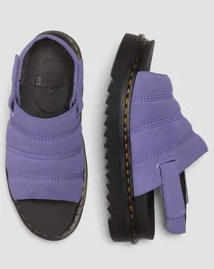 Sandalias Kole de ante&nbsp;&nbsp; in Morado Crepúsculo