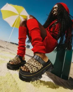 Sandalias Mattison con estampado de leopardo in Leopardo