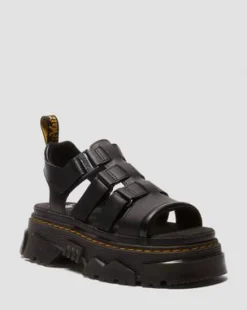 Sandalias Mattison con 3 tiras in Negro