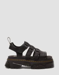 Sandalias Mattison con 3 tiras in Negro
