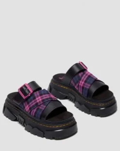 SANDALIAS MATTISON in Negro & Rosa Multi