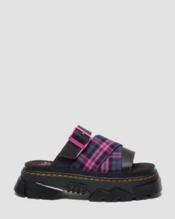 SANDALIAS MATTISON in Negro & Rosa Multi
