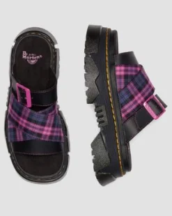 SANDALIAS MATTISON in Negro & Rosa Multi