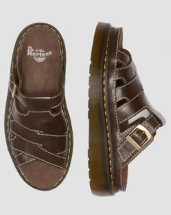 Sandalias Maxxy Slide de piel AR Rogue in Marrón