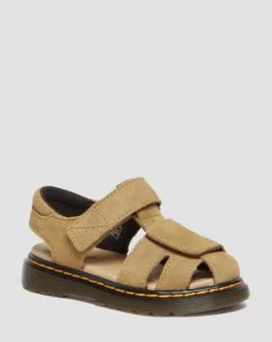 Sandalias Moby II de ante Bronx cámel para niños in Ambrato