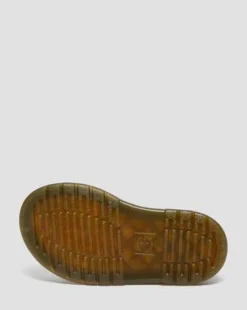 Sandalias Moby II para niños de piel con tiras con velcro in Blanco