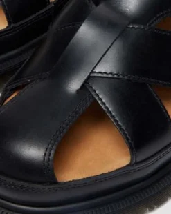 Sandalias San Fisherman de piel in Negro