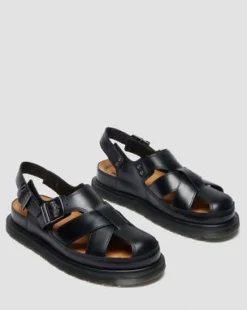 Sandalias San Fisherman de piel in Negro
