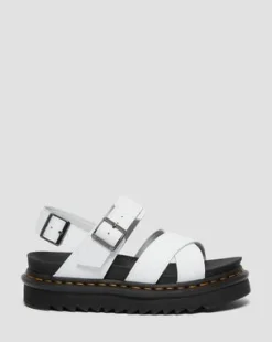 Sandalias Voss II de piel Hydro con tiras in Blanco