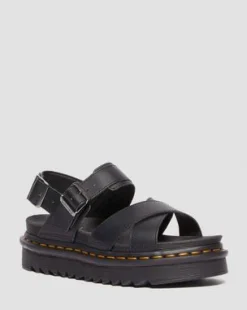 Sandalias Voss li de piel Athena in Negro