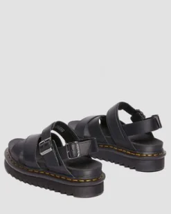 Sandalias Voss li de piel Athena in Negro