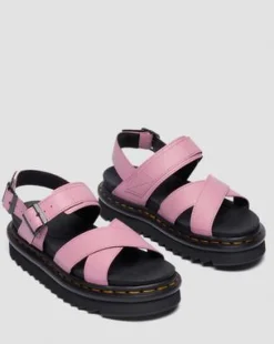 Sandalias Voss li de piel Athena in Rosa Empolvado
