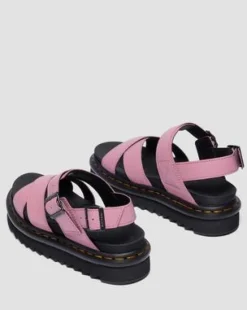 Sandalias Voss li de piel Athena in Rosa Empolvado