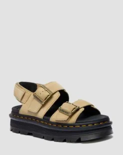 Sandalias Zebzag de ante in Ambrato