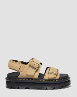 Sandalias Zebzag de ante in Ambrato