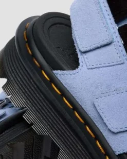 Sandalias Zebzag de ante in Azul Aciano