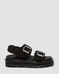 Sandalias Zebzag de ante in Negro